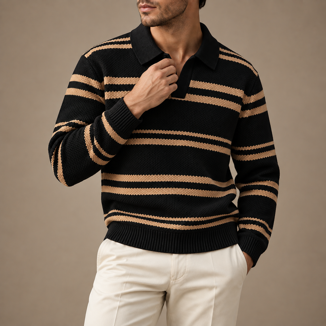 Polo en maille rayé Windsor