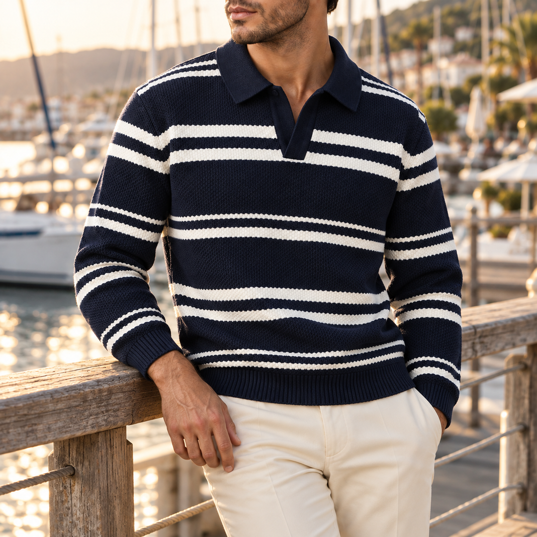 Polo en maille rayé Windsor
