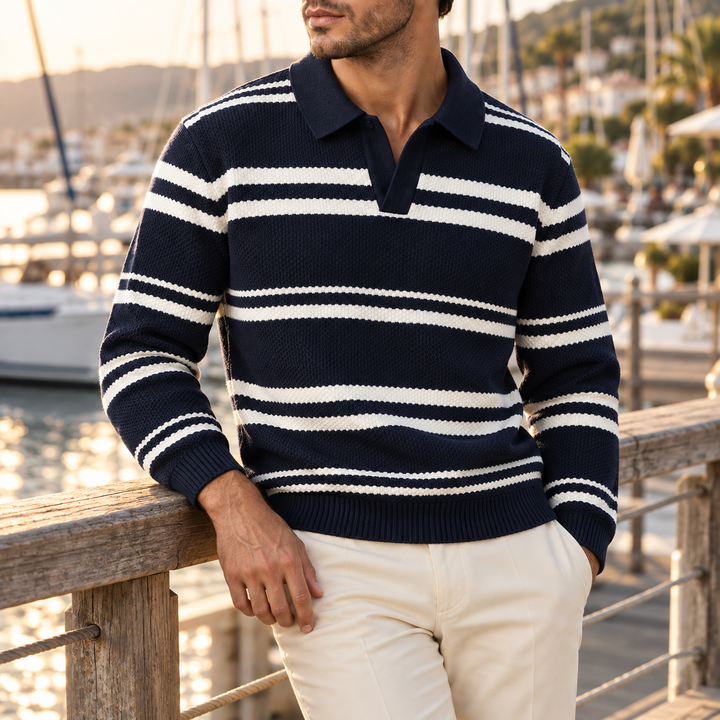 Polo en maille rayé Windsor
