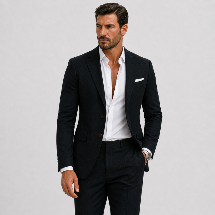 SLIM-FIT NYLON SUIT FOR MEN