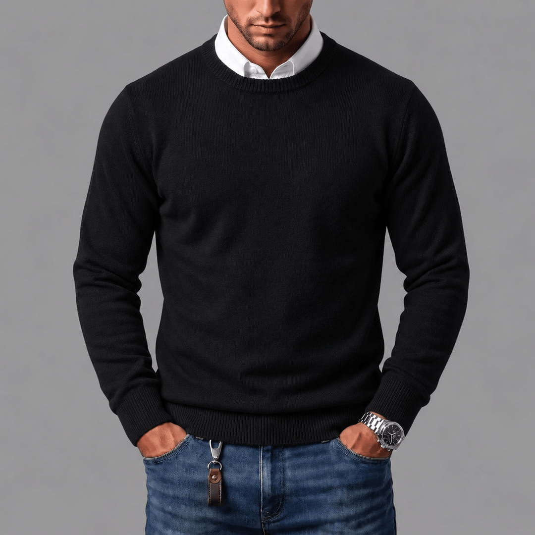 COTTON WOOL CREWNECK FOR MEN