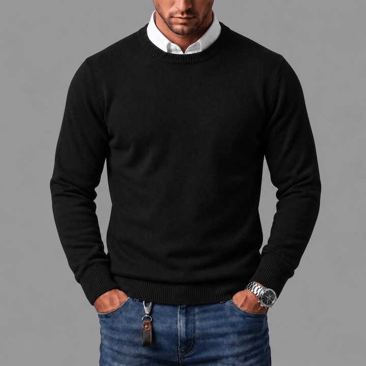 COTTON WOOL CREWNECK FOR MEN