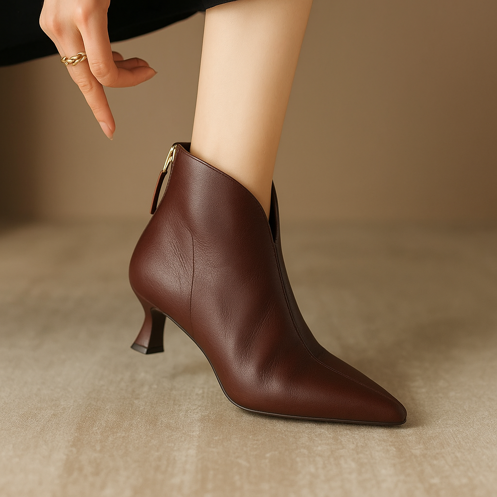 BEAUMONT NICE | BOTTINES À TALON POINTU POUR FEMMES