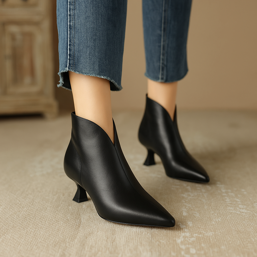 BEAUMONT NICE | BOTTINES À TALON POINTU POUR FEMMES