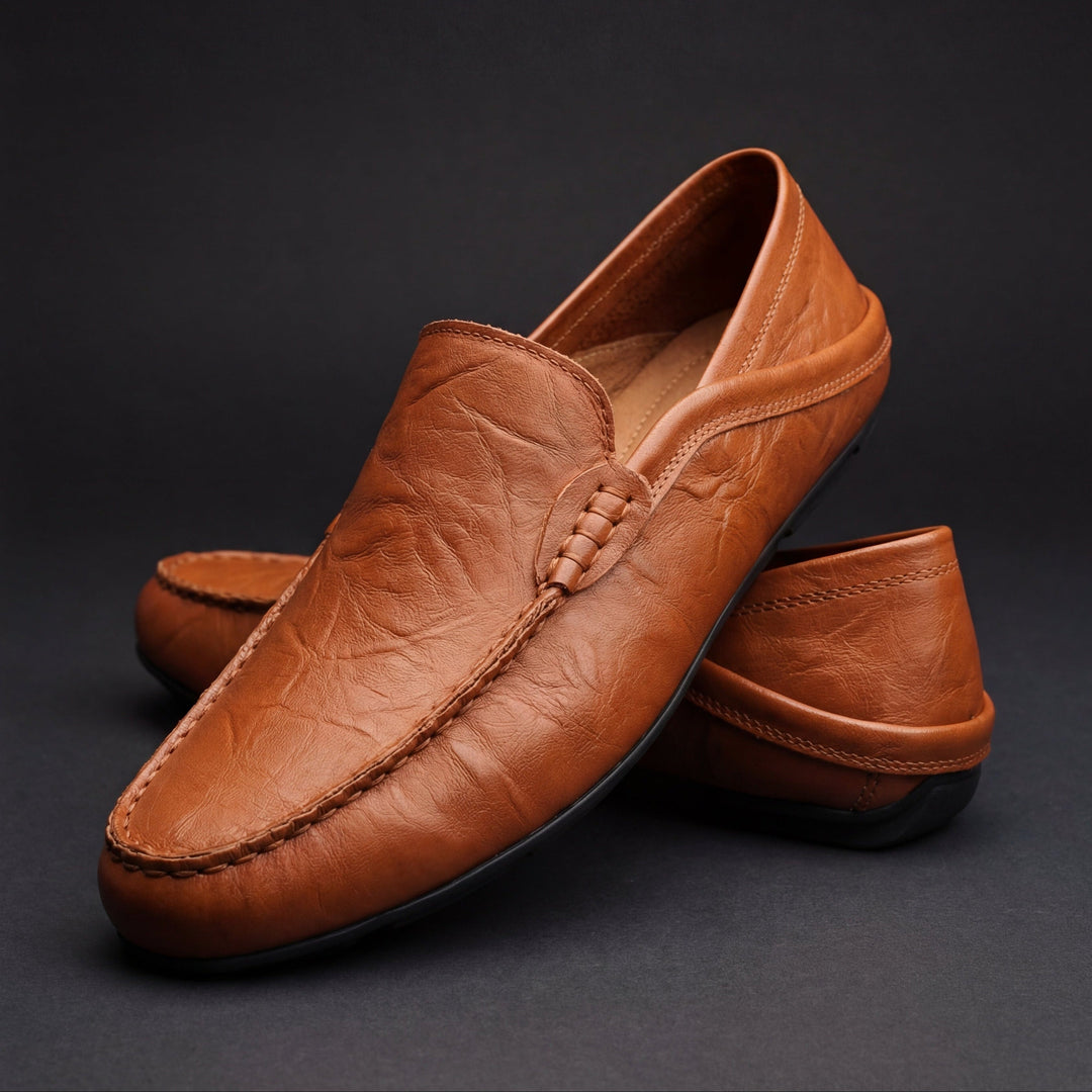 SLIP-ON MOCCASINS FOR MEN