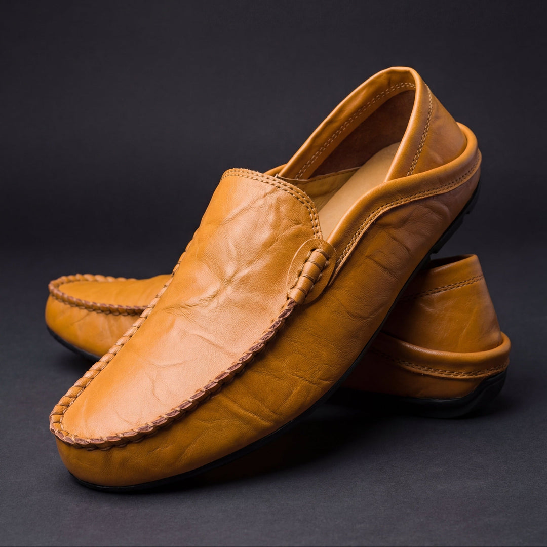 SLIP-ON MOCCASINS FOR MEN