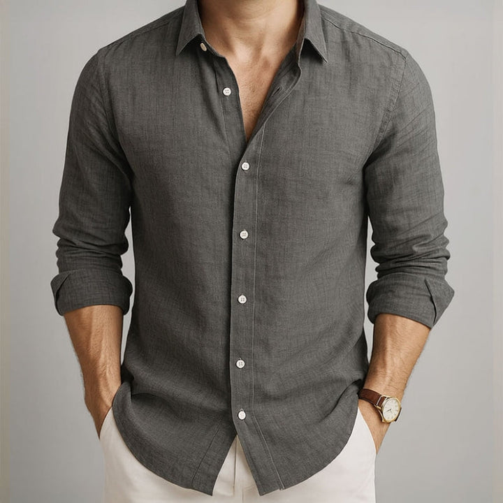 LIGHTWEIGHT LINEN SHIRT FOR MEN
