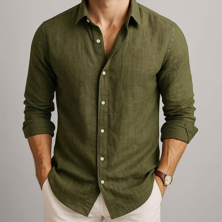 LIGHTWEIGHT LINEN SHIRT FOR MEN