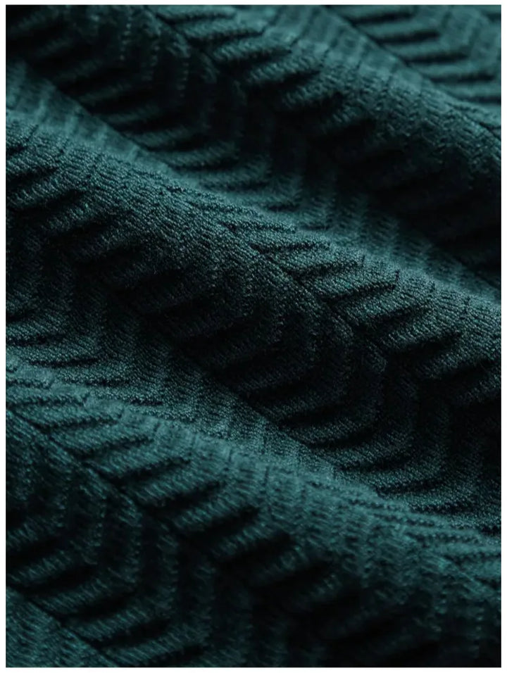 TEXTURED KNIT T-SHIRT FOR MEN