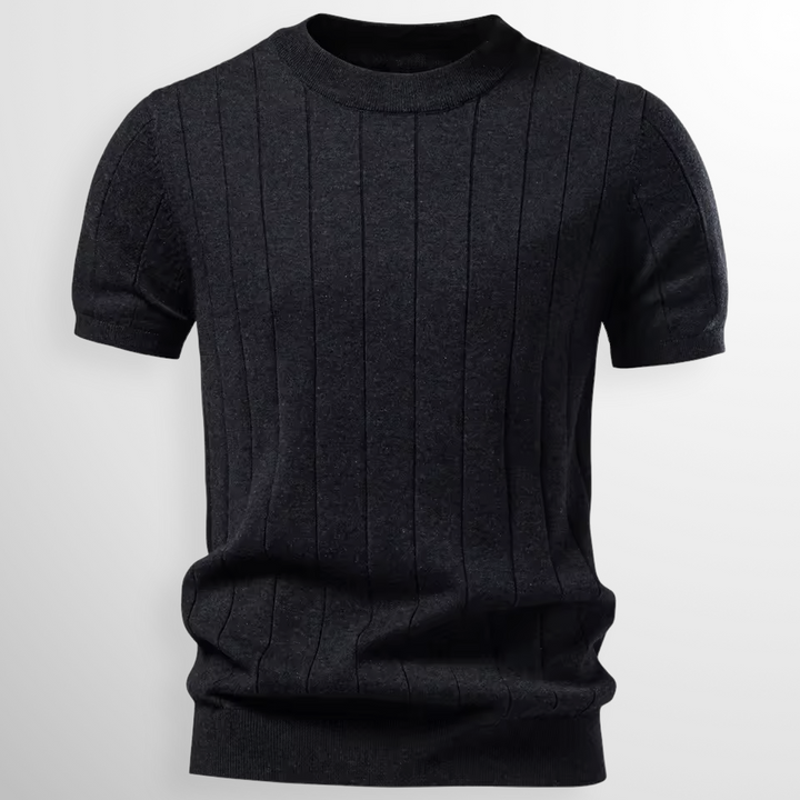 RIBBED SWEATER TEE FOR MEN