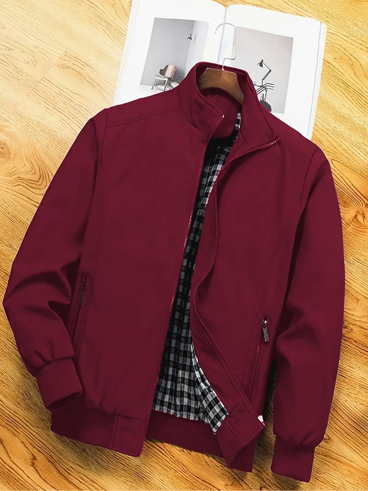 REGULAR FIT ZIP JACKET FOR MEN
