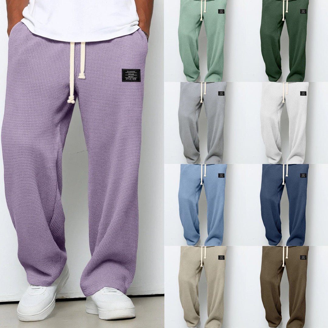 RELAXED DRAWSTRING TROUSERS FOR MEN