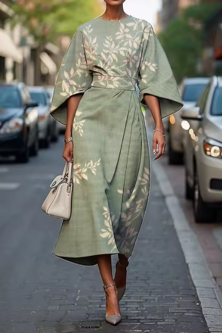 BEAUMONT NICE | ROBE MIDI FLORALE POUR FEMMES