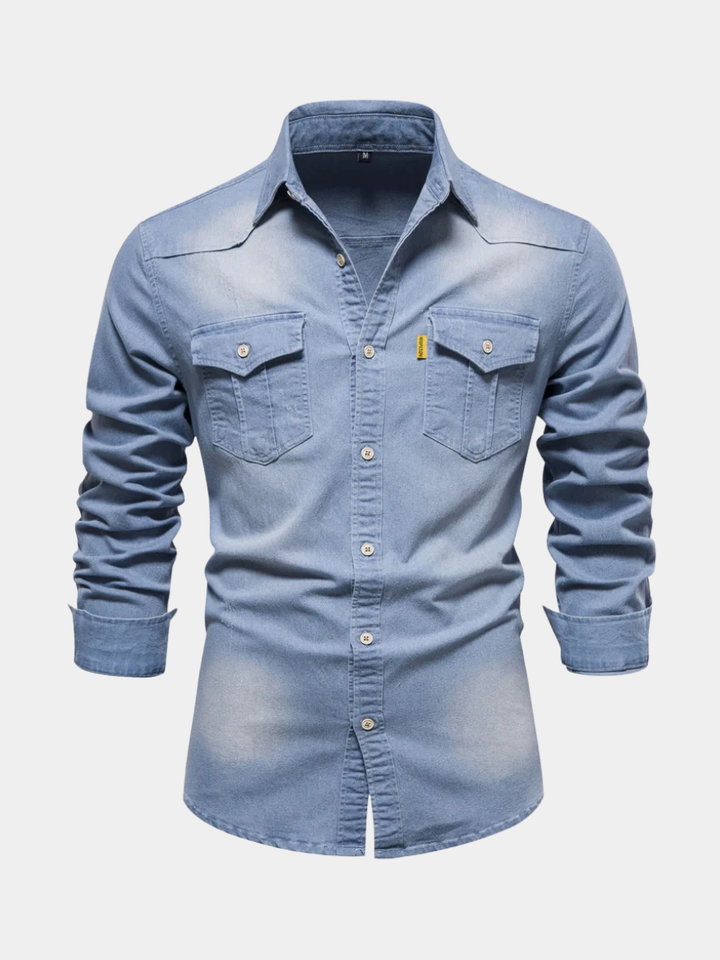 CLASSIC DENIM SHIRT FOR MEN