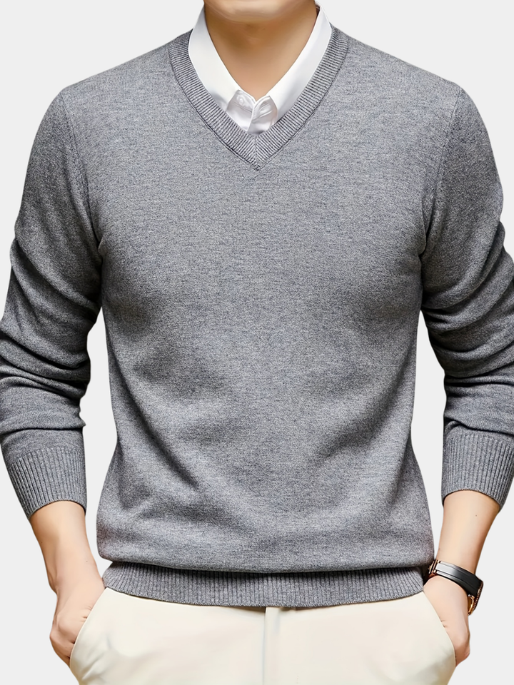 SOLID RAYON SWEATER FOR MEN