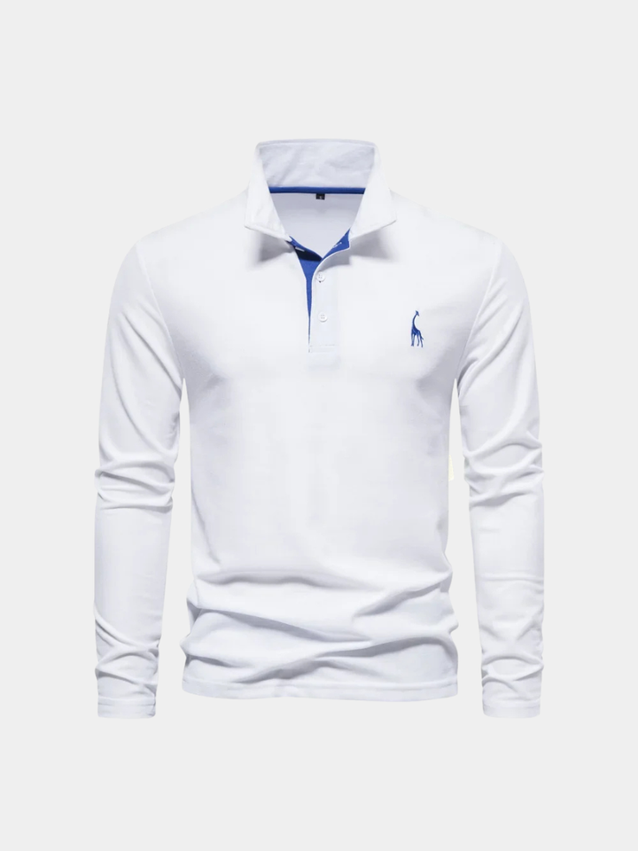 LONG SLEEVE POLO SHIRT FOR MEN