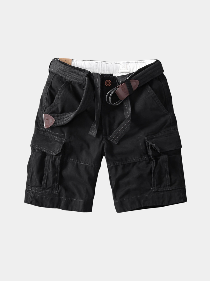 COTTON CARGO SHORTS FOR MEN