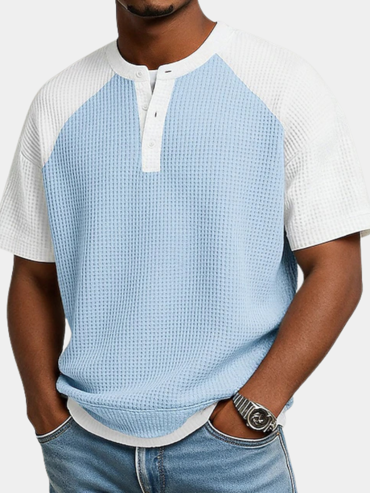 WAFFLE KNIT SHIRT FOR MEN