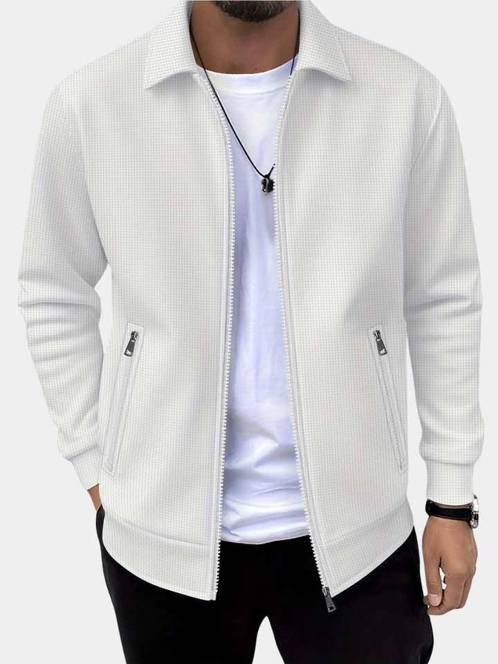 SPORTS LAPEL ZIP JACKET FOR MEN