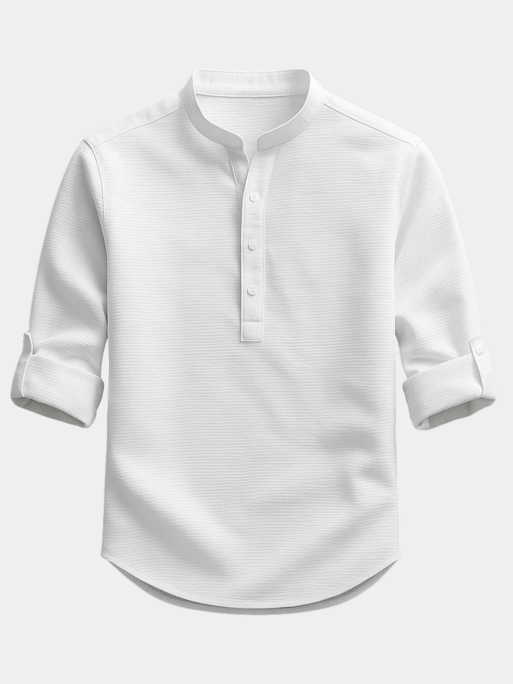 CURVED HEM SHIRT FOR MEN