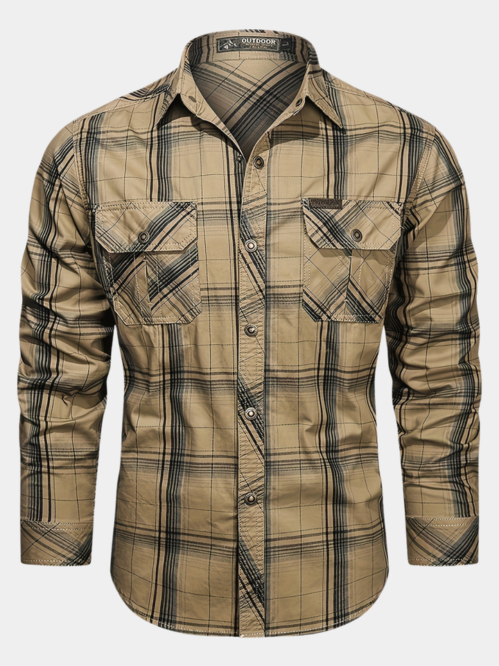 VINTAGE LAPEL SHIRT FOR MEN
