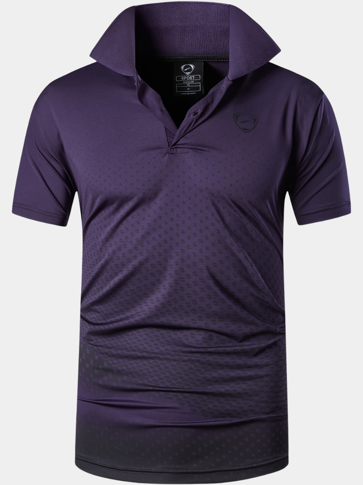 SPORT PRINT POLO SHIRT FOR MEN
