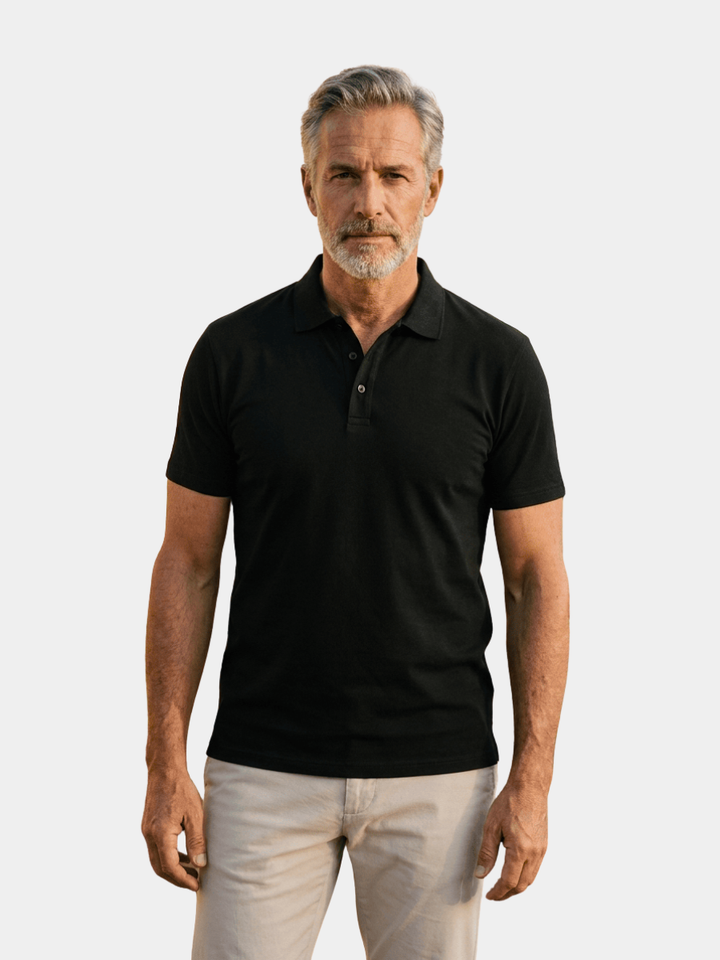 TAILORED STRETCH POLO FOR MEN