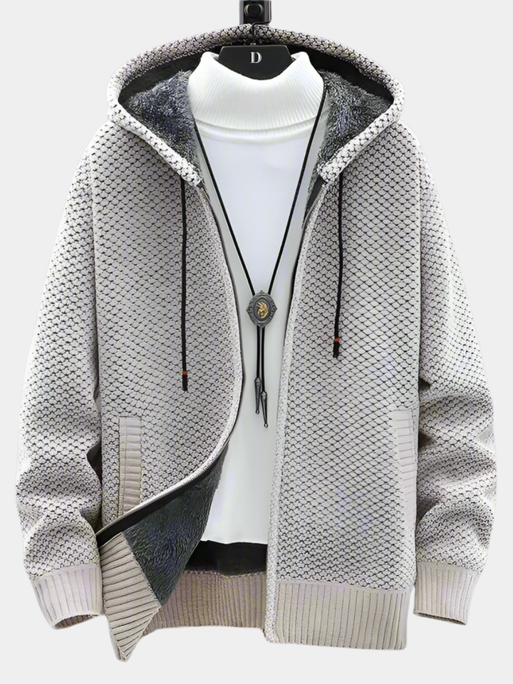 KNITTED HOODIE FOR MEN