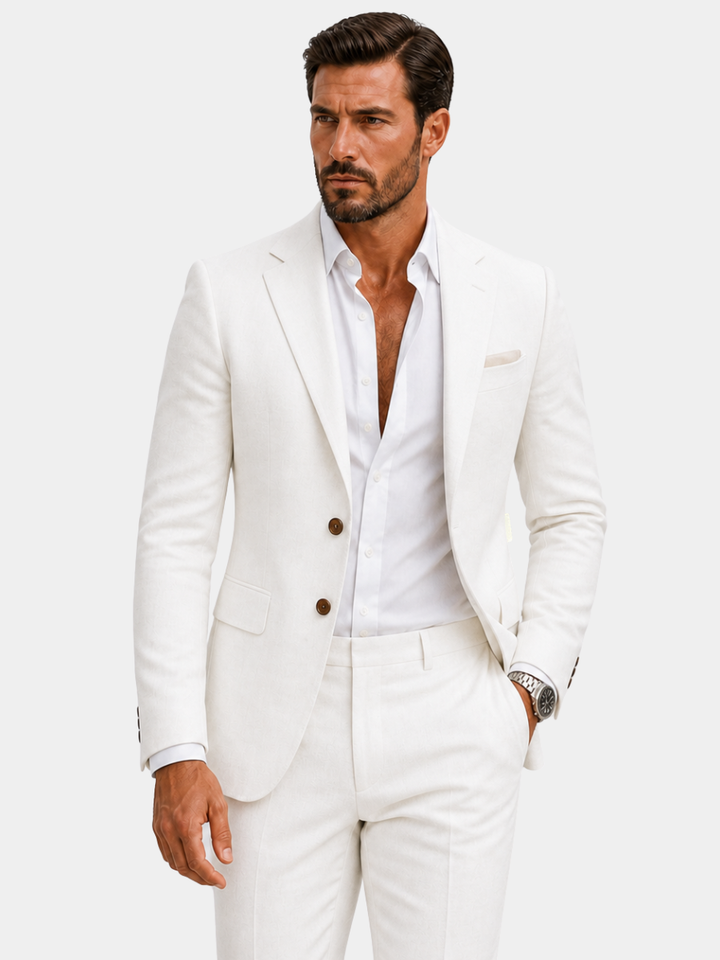 SLIM-FIT NYLON SUIT FOR MEN