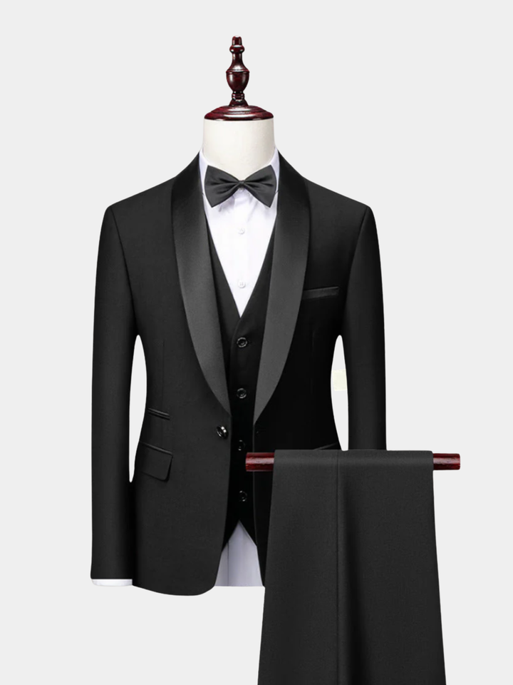 SLIM FIT THREE-PIECE SUIT FOR MEN