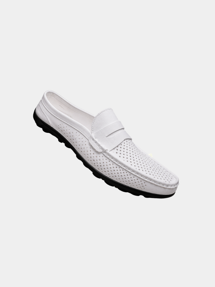 PERFORATED SLIP-ON SHOES FOR MEN