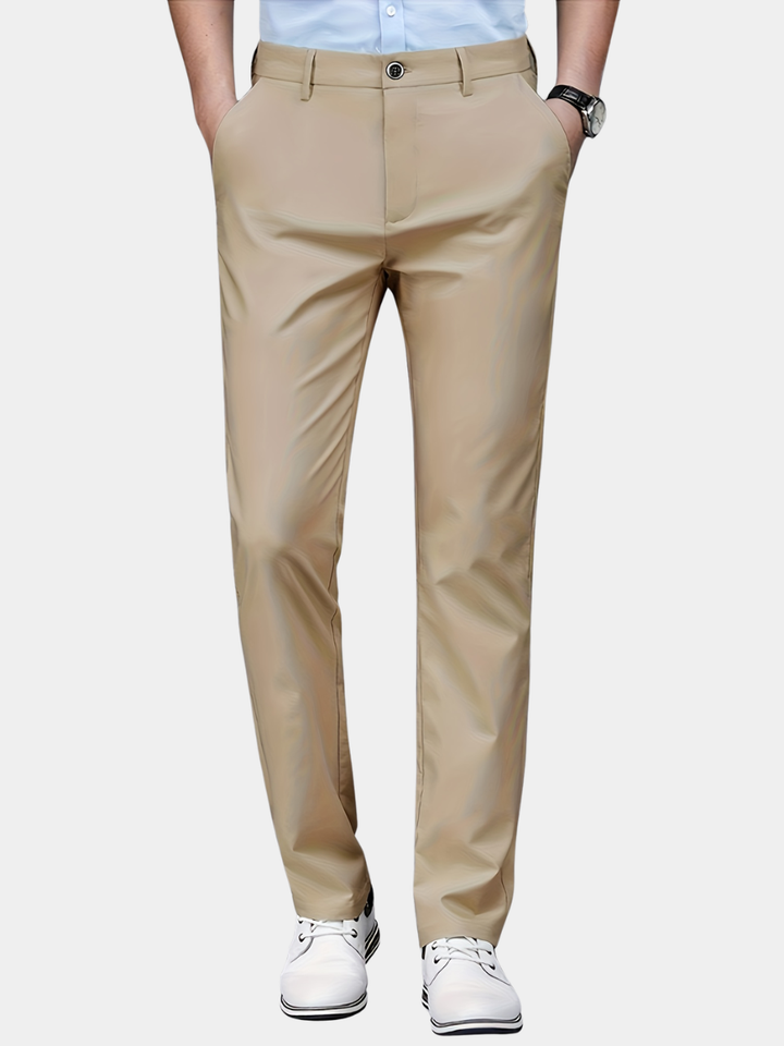STRAIGHT LEG DRESS TROUSERS FOR MEN