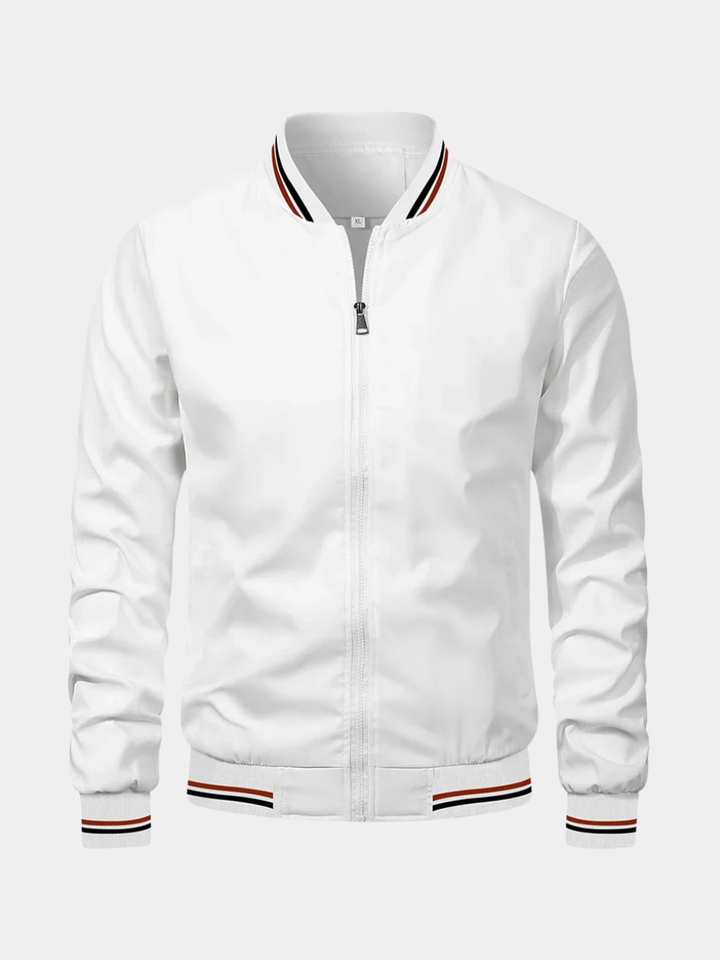 CONTRAST BOMBER JACKET FOR MEN