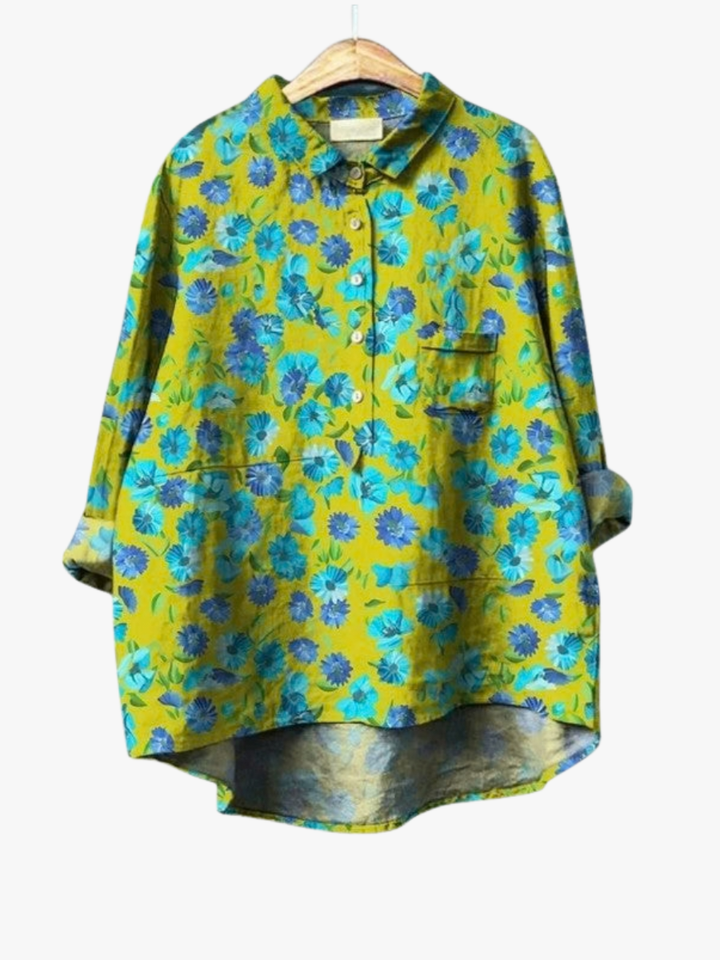 BEAUMONT NICE | BLOUSE FLEURS VIVES POUR FEMMES