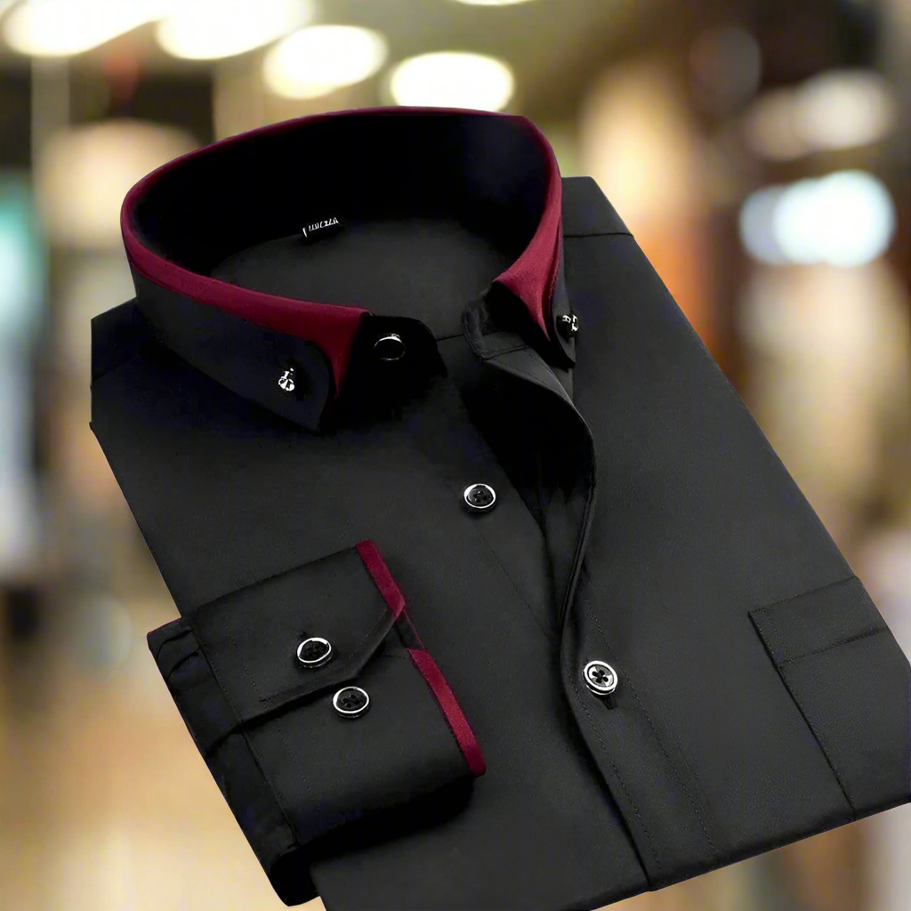 Chemise boutonnée à manches longues