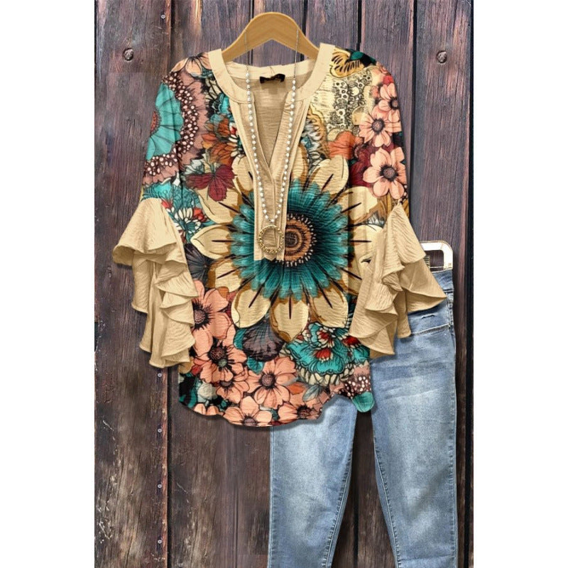 BEAUMONT NICE | BLOUSE À VOLANTS POUR FEMMES