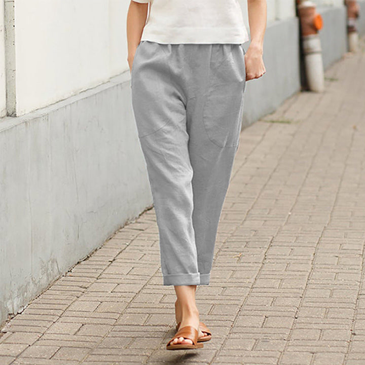 BEAUMONT NICE | PANTALON DROIT D'ÉTÉ POUR FEMMES
