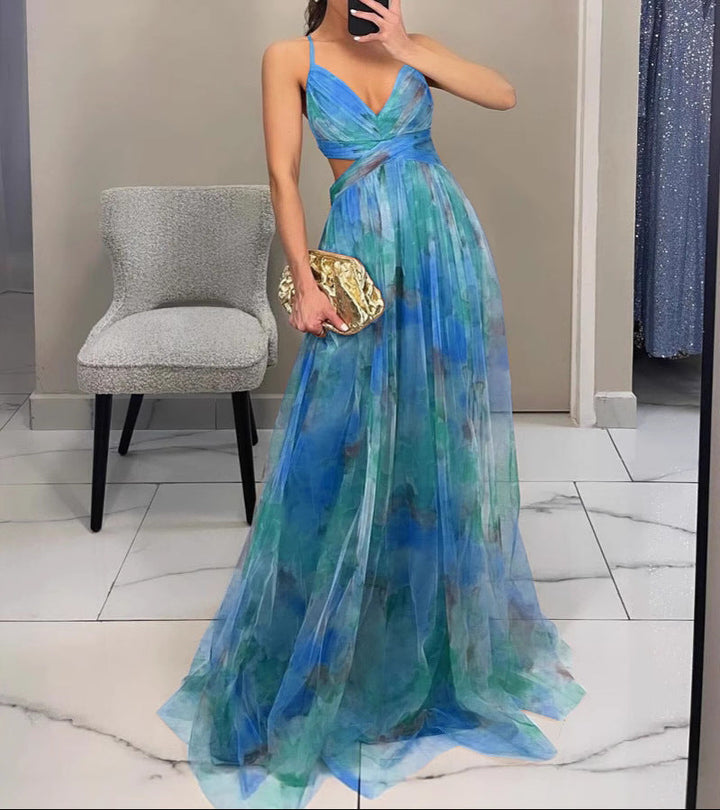 BEAUMONT NICE | ROBE MAXI FLORALE POUR FEMMES