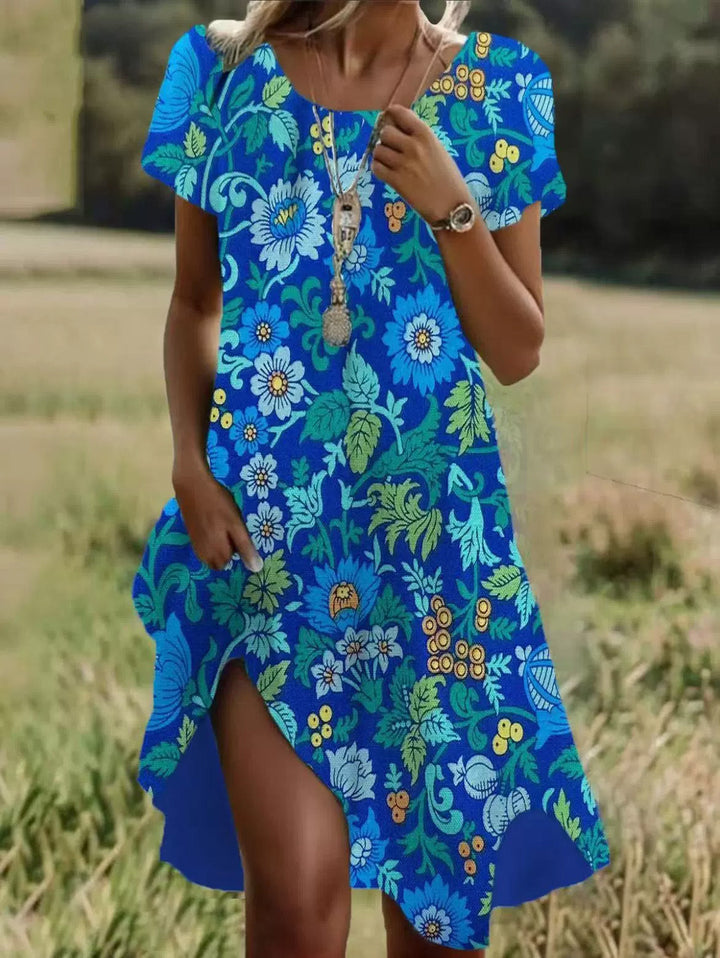BEAUMONT NICE | ROBE MIDI D'ÉTÉ POUR FEMMES