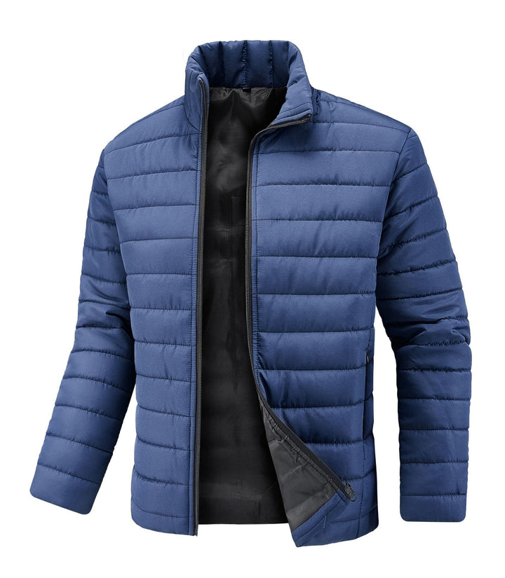 PADDED STAND COLLAR COAT FOR MEN
