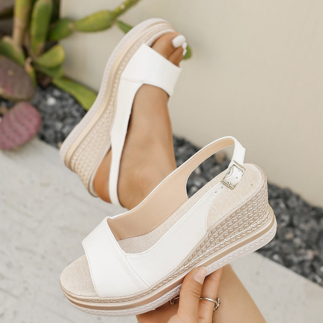 BEAUMONT NICE | SANDALES À TALONS WEDGE CHIC POUR FEMMES