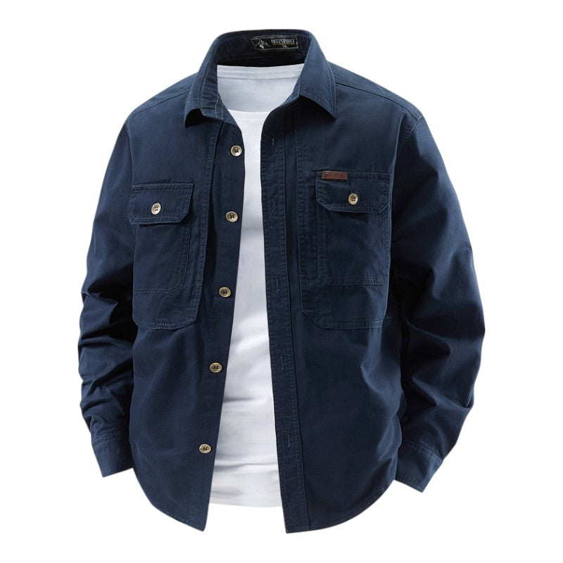 LONG SLEEVE UTILITY SHIRT FOR MEN