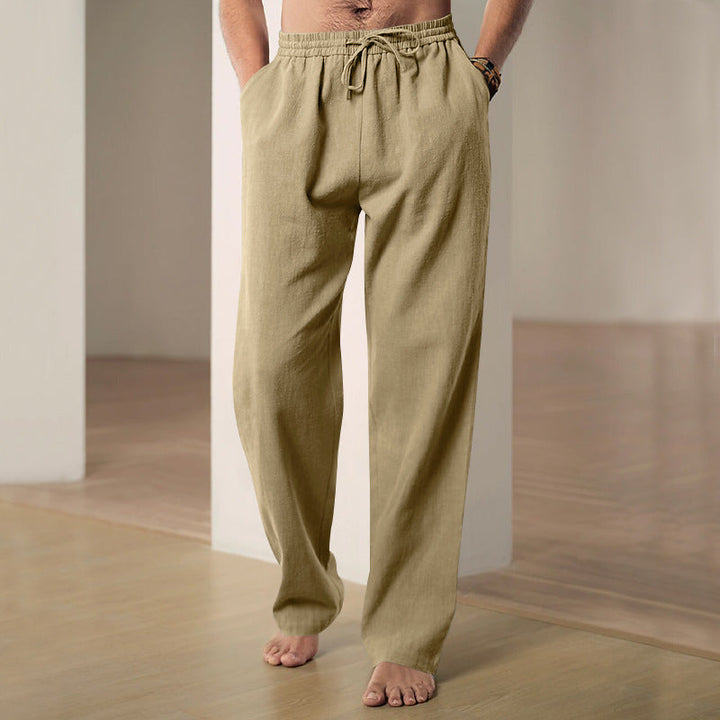RELAXED WIDE LEG TROUSERS FOR MEN