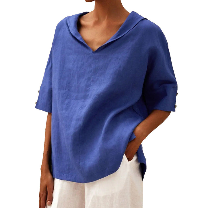 BEAUMONT NICE | CHEMISE À COL EN V POUR FEMME