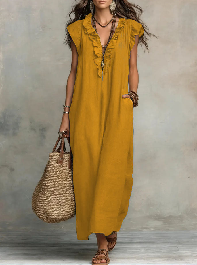 BEAUMONT NICE | ROBE BOHÉMIENNE CHIC ET FLUIDE POUR FEMMES