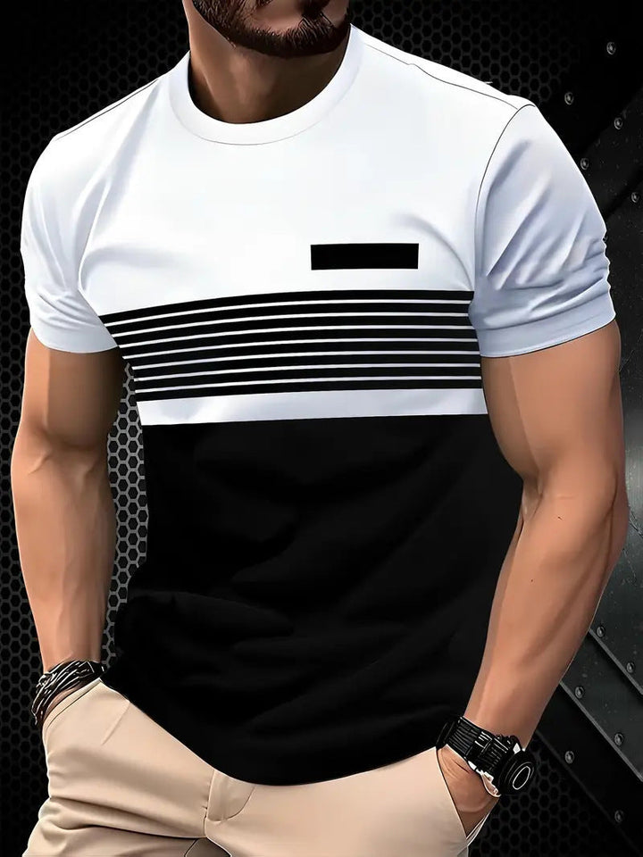 STRIPED T-SHIRT FOR MEN