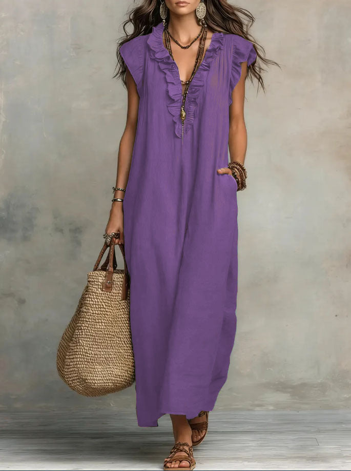 BEAUMONT NICE | ROBE BOHÉMIENNE CHIC ET FLUIDE POUR FEMMES