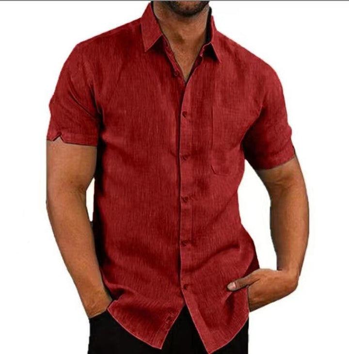 LINEN TEXTURE SHIRT FOR MEN