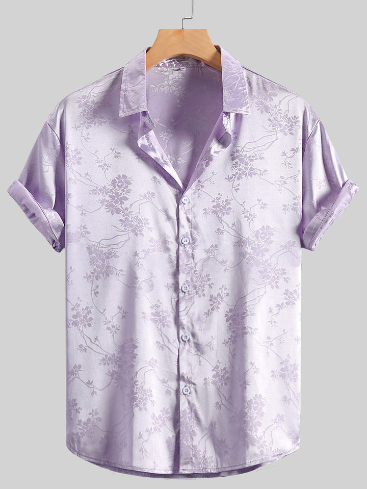 FLORAL SHORT SLEEVE SHIRT FOR MEN