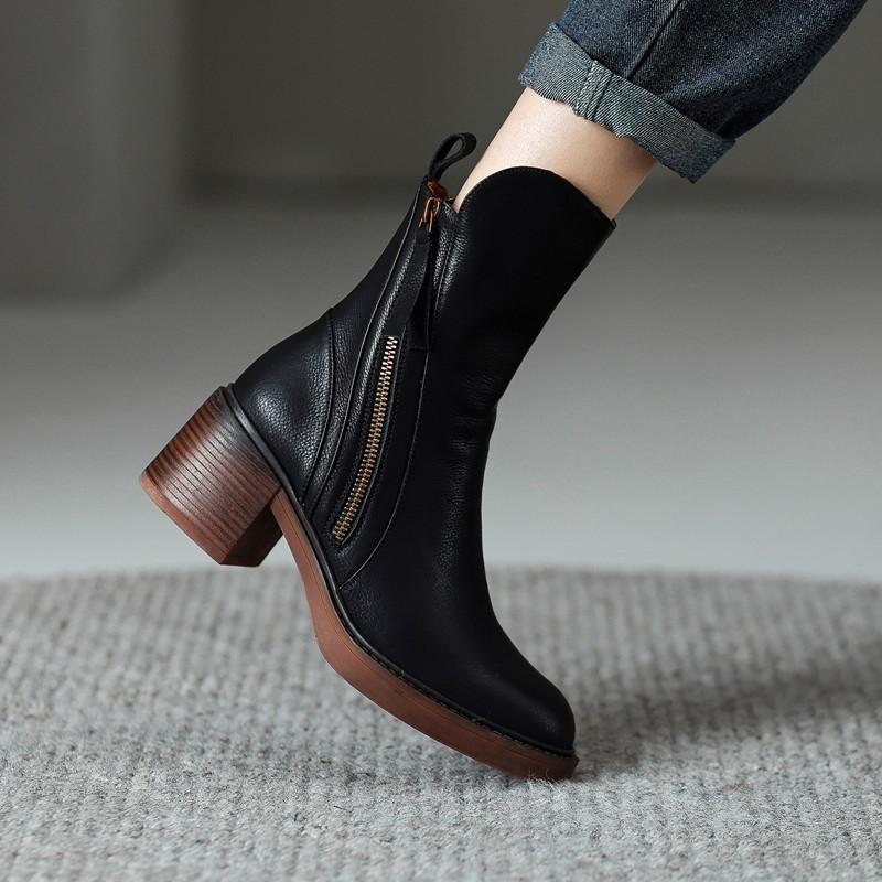 BEAUMONT NICE | BOTTINES À TALON BLOQUÉ POUR FEMMES